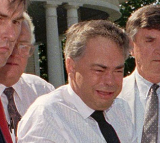 Jim Bakker being arrested by Postal Inspectors