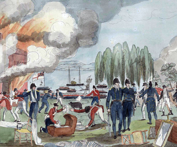 1812: Painting depicting War of 1812