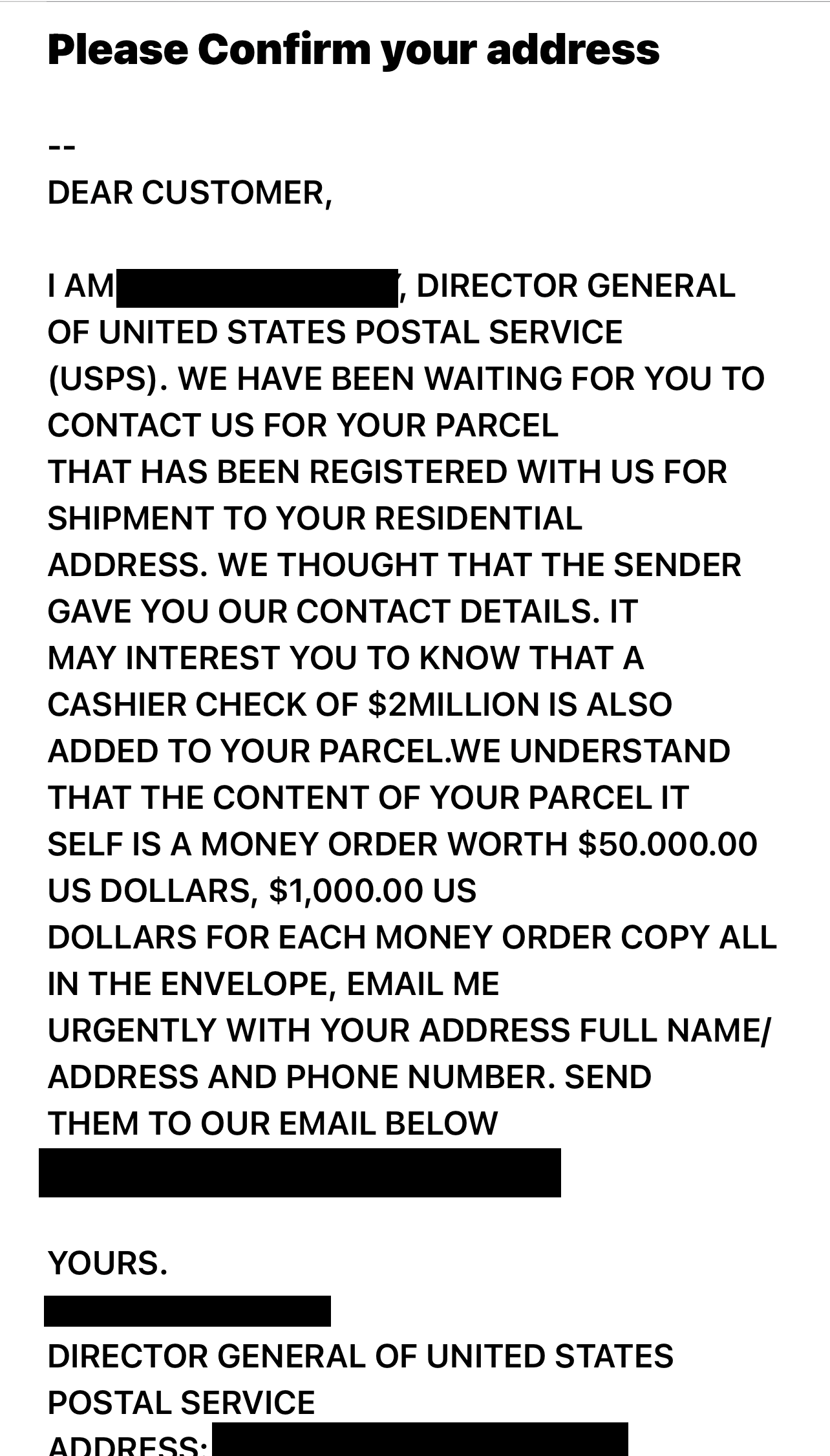 Exposing The USPS Issues With Your Shipping Address Scam